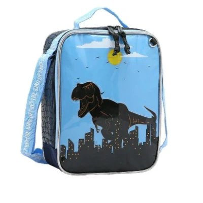 LANCHEIRA DE POLYESTER DINOSAUR CG34014  AZUL  R.VIX CHENSON