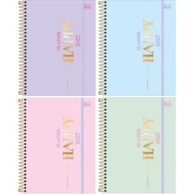 AGENDA ESPIRAL PLANNER HAPPY 2025 M7 TILIBRA