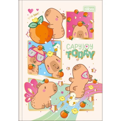 CADERNO BROCHURA 1/4 CD CAPYCLUB TILIBRA