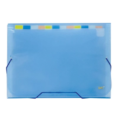 PASTA SANFONADA 12 DIV 330X240MM AZUL 6090PP DAC