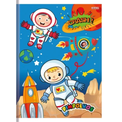 CADERNO BROCHURAO CD.96FLS ANIMATIVA PIMPOLHOS MASCULINO