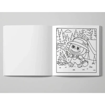 LIVRO DE COLORIR MONSTRINHO AMIGO 23X23 32P AZ UNIDADE 376532 - PAE EDITORA