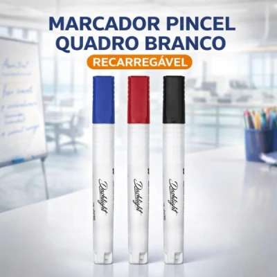 MARCADOR QUADRO BRANCO DASHLIGHT RECARREGAVEL  CA6203 - BRW