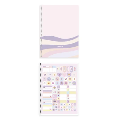 PLANNER PERMANENTE CRISTALES SEMANAL ESPIRAL ANIMATIVA