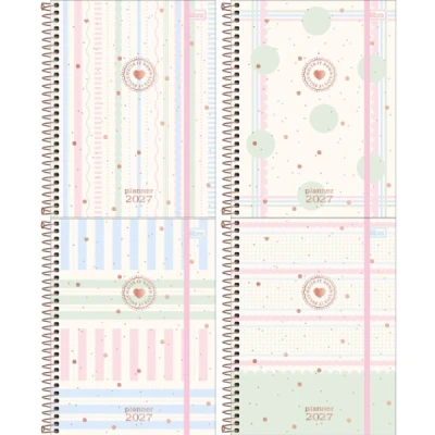 AGENDA ESPIRAL PLANNER (177X240MM) M7 SOHO 2027 - TILIBRA