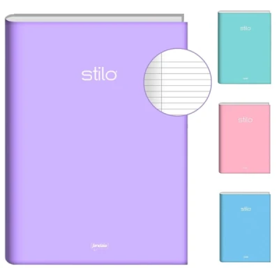 CADERNO BROCHURA 1/4 CD 80F STILO JANDAIA
