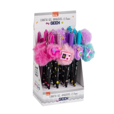 CANETA ESFEROGRÁFICA DIVERT GEL APAG 0.7MM GEEK CA0236 BRW