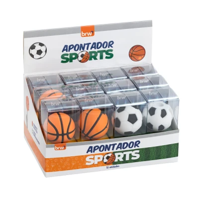 APONTADOR 1 FURO PLASTICO SPORTS AP0452 BRW
