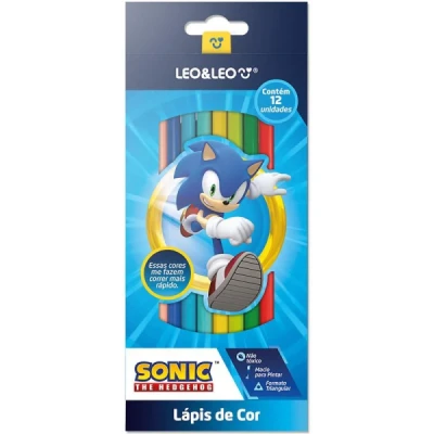 LAPIS DE COR C/12 SONIC TRIANGULAR REF10255 LEOELEO
