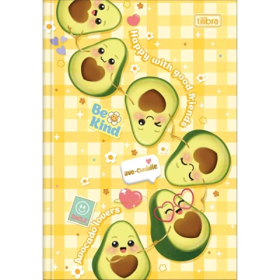 CADERNO BROCHURA CAPA DURA 1/4 ABACUTE 80 FOLHAS - TILIBRA