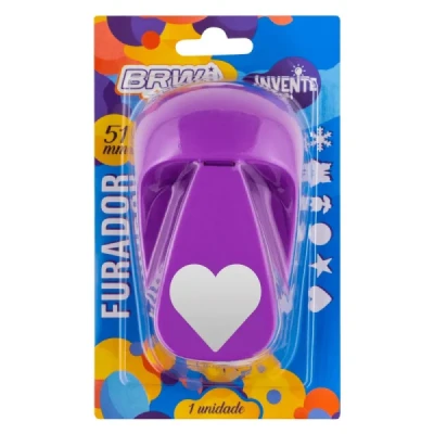FURADOR DE EVA 51MM CORACAO BRW FE5102