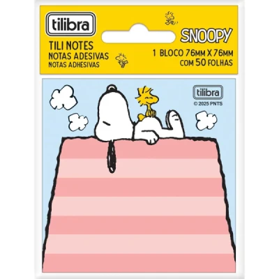 TILI NOTES SNOOPY 76X76MM BLT 7891027392789 BLT