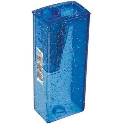 APONTADOR 1 FURO C/DEP GLITTER 125GLIZF FABER CASTELL