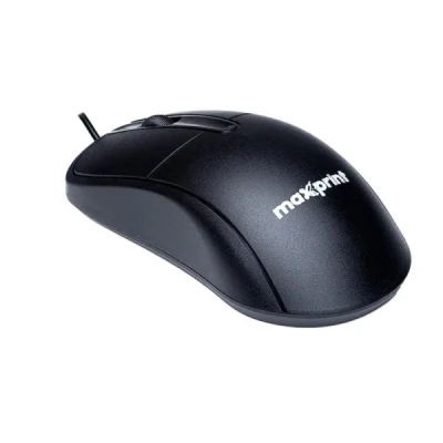MOUSE COM FIO OFFICEEASY USB2.0 1200DPI PRETO REF60000154 - MAXPRINT