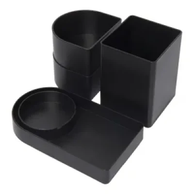 ACESSORIO ORGANIZADOR COMPACT PRETO C/4 PEÇAS REF203604 POLIBRAS