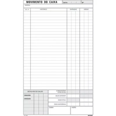 LIVRO MOVIMENTO CAIXA PEQUENO 100F 142X205MM  - ANIMATIVA