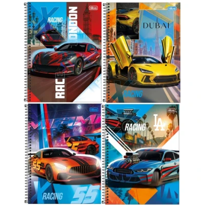 CADERNO ESP CD UNIV X-RACING TILIBRA