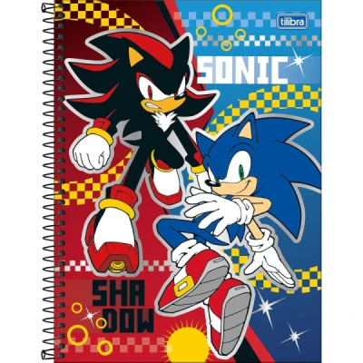 CADERNO 1MT ESP CD 80F SONIC TILIBRA