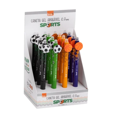 CANETA ESFEROGRÁFICA DIVERT GEL APAG 0.7MM SPORTS CA0226 BRW