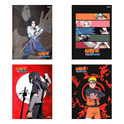 Caderno Brochura 1/4 Naruto 80F SAO DOMINGOS