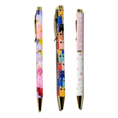 CANETA ESFEROGRAFICA METALICA MIX 1.0MM CA0704 BRW