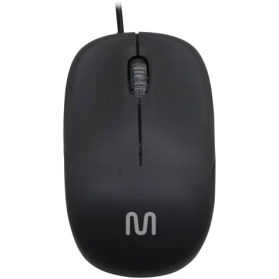 MOUSE COM FIO USB 1200DPI PRETO MO255 - MULTILASER