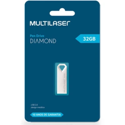 PEN DRIVE 32GB USB DIAMOND METALICO PD851 - MULTI