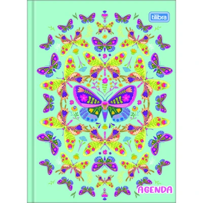 AGENDA COSTURADA PERMANENTE PEPPER FEM (123X166MM) M4 TILIBRA