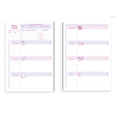 PLANNER PERMANENTE ESTUDO 84F (179X241MM) ANIMATIVA