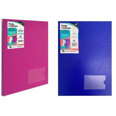 PASTA CATALOGO C/10 ENVELOPES C/VISOR PERCALUX HEMON