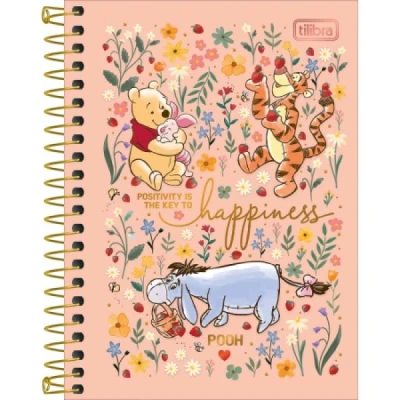 CADERNETA  1/8 ESP CD 80F POOH TILIBRA