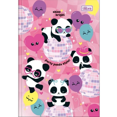 CADERNO BROCHURA CAPA DURA 1/4 LOVELY FRIEND 80 Fls - Tilibra