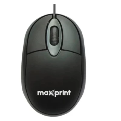 MOUSE OPTICO USB 1200DPI ESSENTIAL MO1000 UNIDADE 60000164 - MAXPRINT