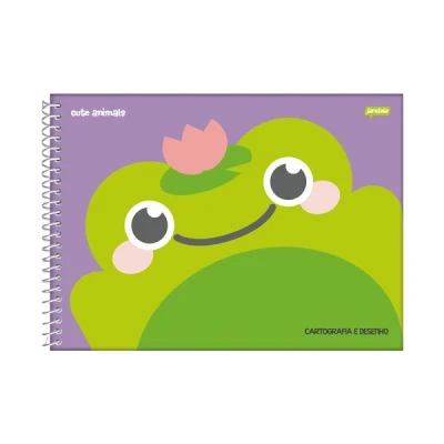 CADERNO DESENHO 80F ESP CD CUTE ANIMAIS JANDAIA