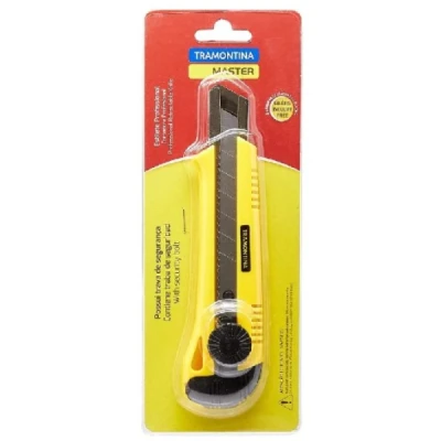 ESTILETE LARGO PROFISSIONAL C/PORTA LAMINA UNIDADE 43390/301 - TRAMONTINA