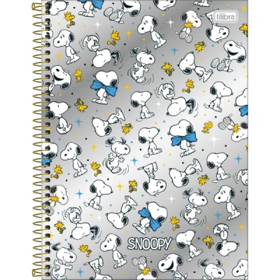 CADERNO 1MT 80F ESP CD UNIV SNOOPY TILIBRA