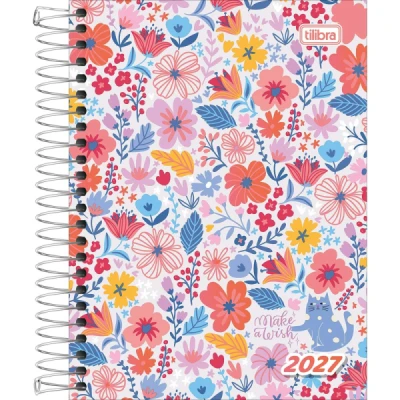 AGENDA ESPIRAL D+ FEM (117X164MM) M4 2027 TILIBRA