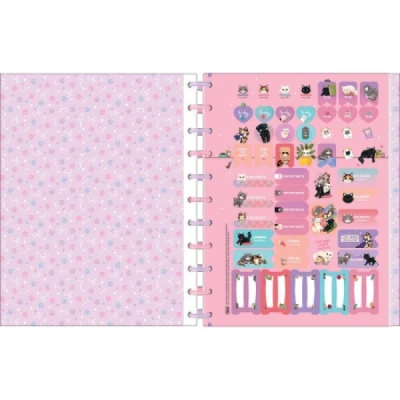 CADERNO 10MT 160F UNIV TILIDISCO PURR CAT TILIBRA