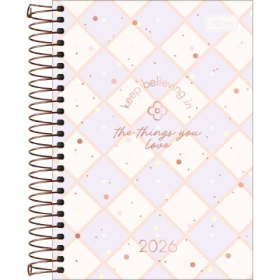 Agenda Soho Espiral 129x187mm 176 folhas 2026 - Tilibra