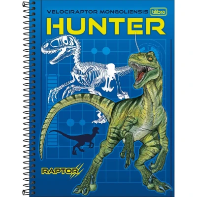 CADERNO 1MT 80F ESP CD UNIV RAPTOR TILIBRA