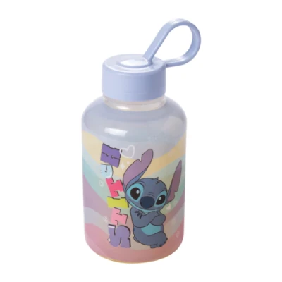 GARRAFA PLASTICA STITCH CILINDRICA 280ML UNIDADE 17928 - PLASUTIL