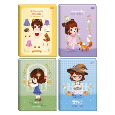 CADERNO BROCHURA 1/4 CD 48F NINA JANDAIA