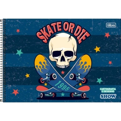 CADERNO DESENHO ESP CD 80F SHOW MASC TILIBRA