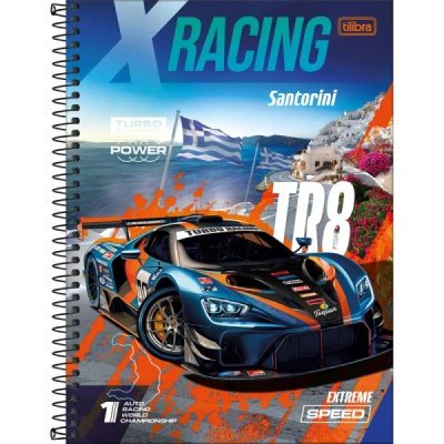 CADERNO ESP CD UNIV X-RACING TILIBRA