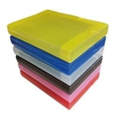 PASTA ELASTICA PLASTICA 40MM OFICIO - POLIBRAS