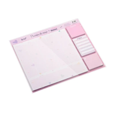 Planner de mesa c/ 3 smart notes 280x240mm - s2 - 54 fls - BRW NB6021