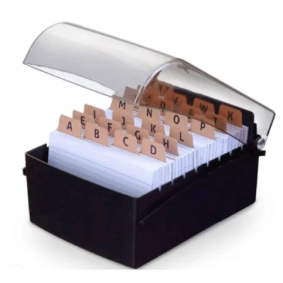 FICHARIO DE MESA ACRILICO 4X6 WALEU