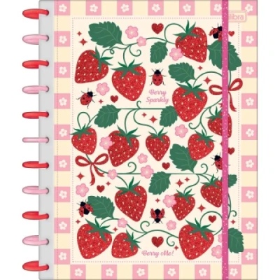 CADERNO 10MT 160F UNIV TILIDISCO BE BERRY TILIBRA
