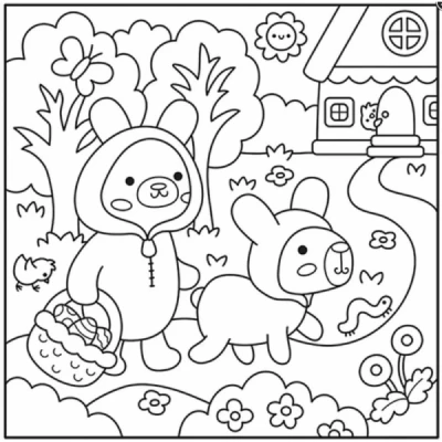 LIVRO DE COLORIR BOBBIE GOODS CUTE BUDDIES 48PG UNIDADE 84778 - MAGIC KIDS