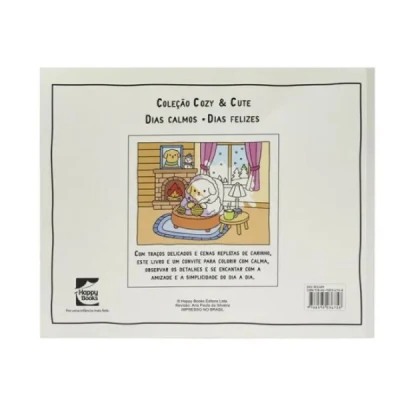 LIVRO DE COLORIR COZY E CUTE: DIAS FELIZES UNIDADE 321184 - TODOLIVRO